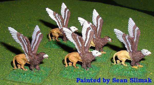 Armies of Arcana Painted Griffins
